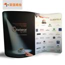 签到处 快速易展宝背景 厂家供应布类展架 弧形S形直型铝布秀