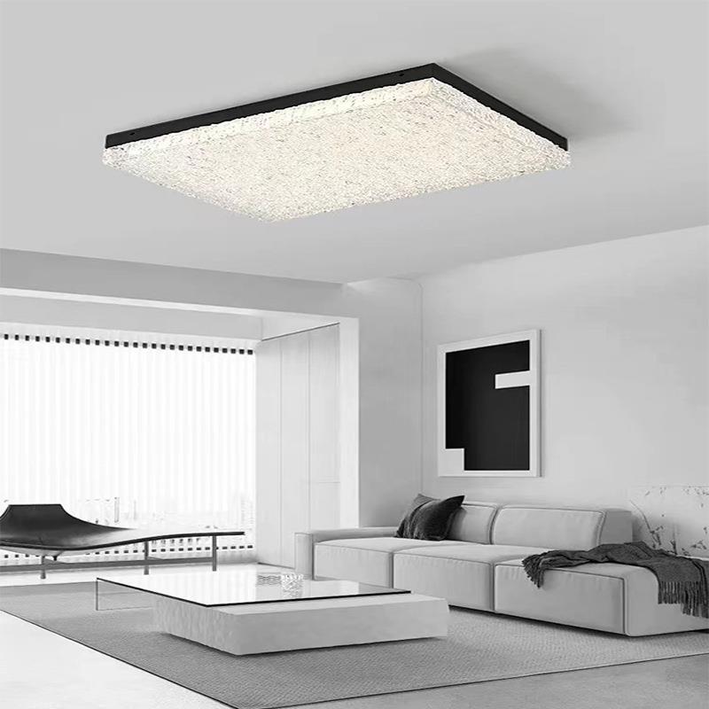 轻奢树脂卧室灯大气感新款大厅意式极简灯客厅灯长方形设计师灯具