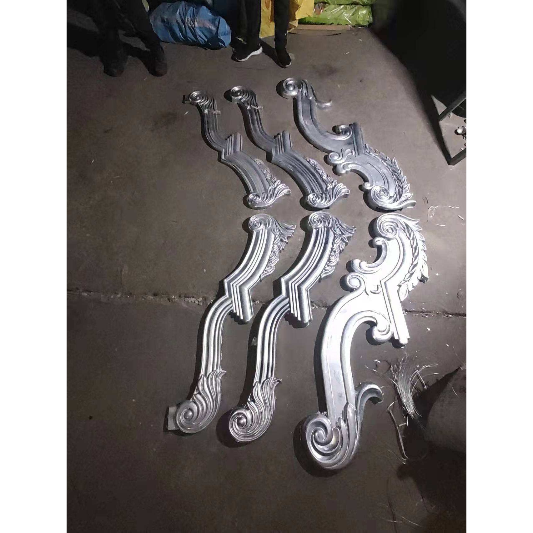 压铸铝大小狮身门头花 大门美观简单易安装实用 不生锈 做工精良