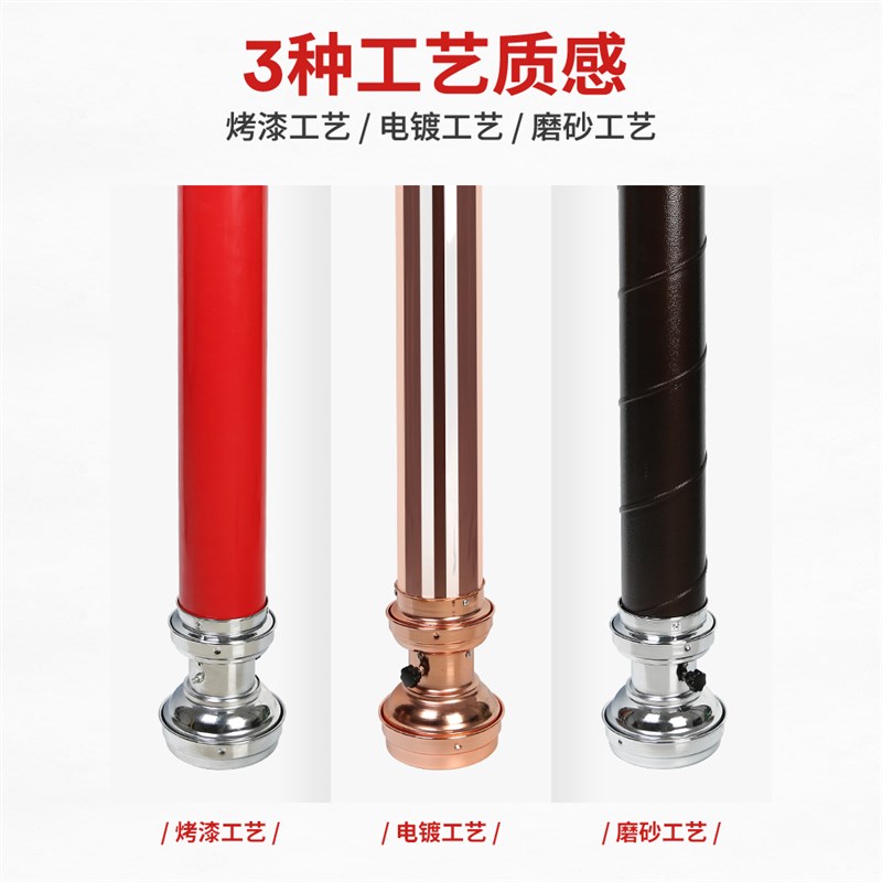 带灯伸缩排烟管韩式烤肉排风管烧烤抽烟管风机吸烟管可拉伸通风管