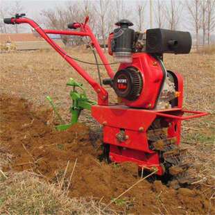 多功能小型微耕机手扶链轨式大棚开沟机山坡地耘耕翻地锄草犁田机