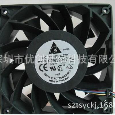 台达风扇FFB1224EHE 12038 散热风扇 直流风机 工业风机