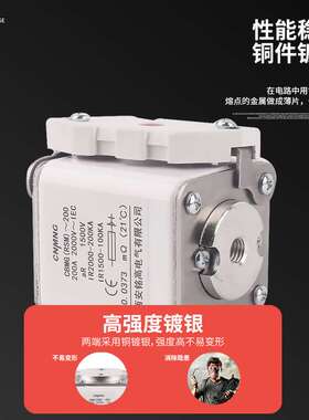 RS306快速熔断器CBMG充电桩储能熔断器RSM(RS4/170M)DC1500V/200A