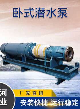 600QJW1100-72-315kw卧式潜水泵 高扬程卧式潜水电泵 卧式潜水泵