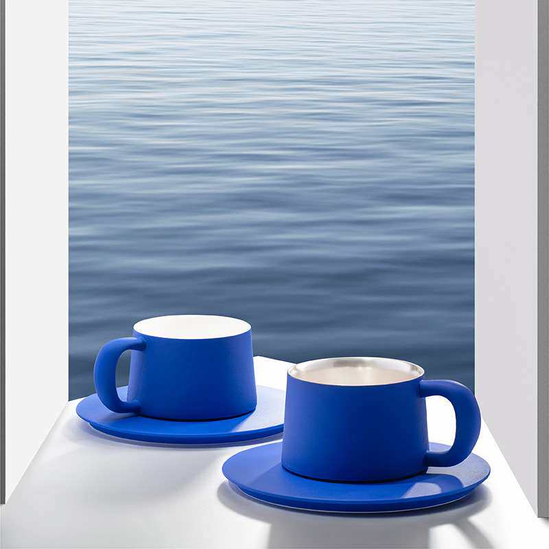 源头工厂 早餐杯拉花杯子咖啡杯高档景德镇手工陶瓷马克杯