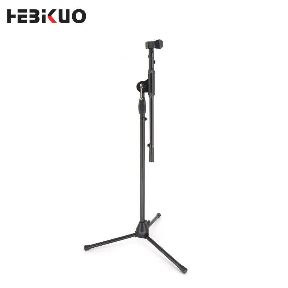 吉他重型手握麦克风支架架子鼓全金属手把升降支架舞台落地三脚架