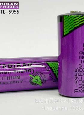 原装TL-4955塔迪兰TADIRAN TL-5955工控size2/3AA锂PLC电池SL-761