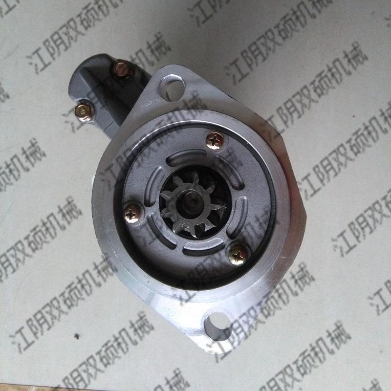 合力杭叉TCM叉车马达4JG2起动机启动机12V/2.8KW 4JG2起动马达