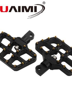 适用哈雷 XL883 改装加大加宽尖钉前后脚踏 改装配件 GUAIMI