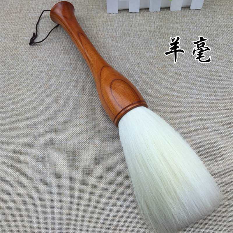 赣笔油凿木杆四厘米口径斗笔大提斗大抓笔羊毫狼毫兼毫大毛笔榜书