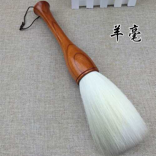 赣笔油凿木杆四厘米口径斗笔大提斗大抓笔羊毫狼毫兼毫大毛笔榜书