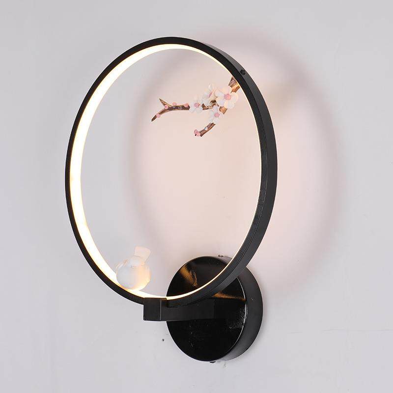 家居创意LED壁灯 中式LED创意六边壁灯走廊光源灯罩 室内卧室壁灯,电子元器件市场,其它元器件,淘宝优惠券,粉丝福利购,淘宝优惠卷