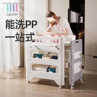 抽拉式尿布台多功能婴儿护理台二合一垫子收纳盒换尿布置物架