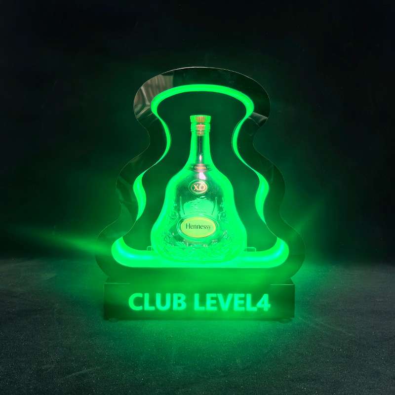 新款创意七彩酒座 酒吧KTV气氛道具酒架XO香槟展示架做LOGO