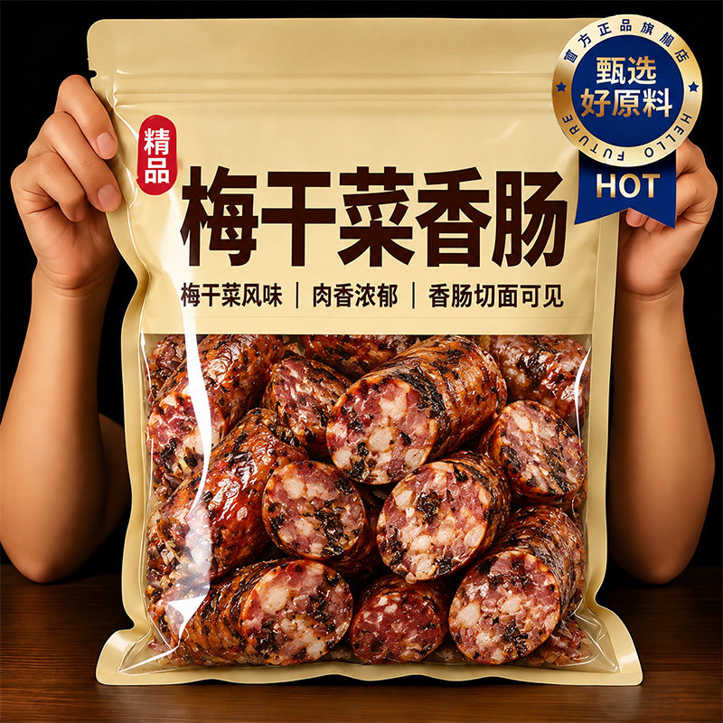 梅干菜香肠金华老字号手工制作