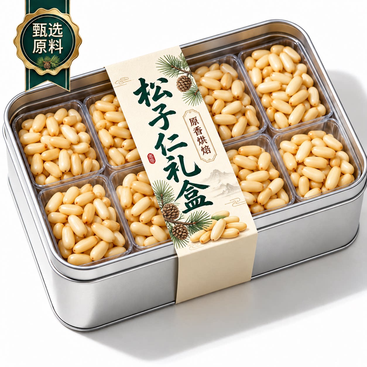 松子仁正品官方旗舰店原香烘焙去