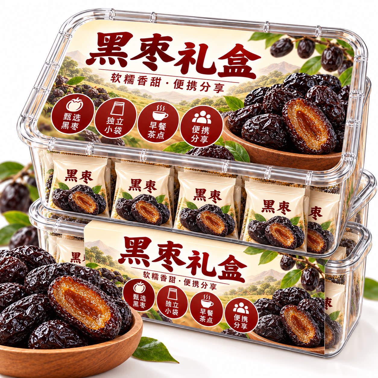 黑枣正品官方旗舰店新款黑枣无核