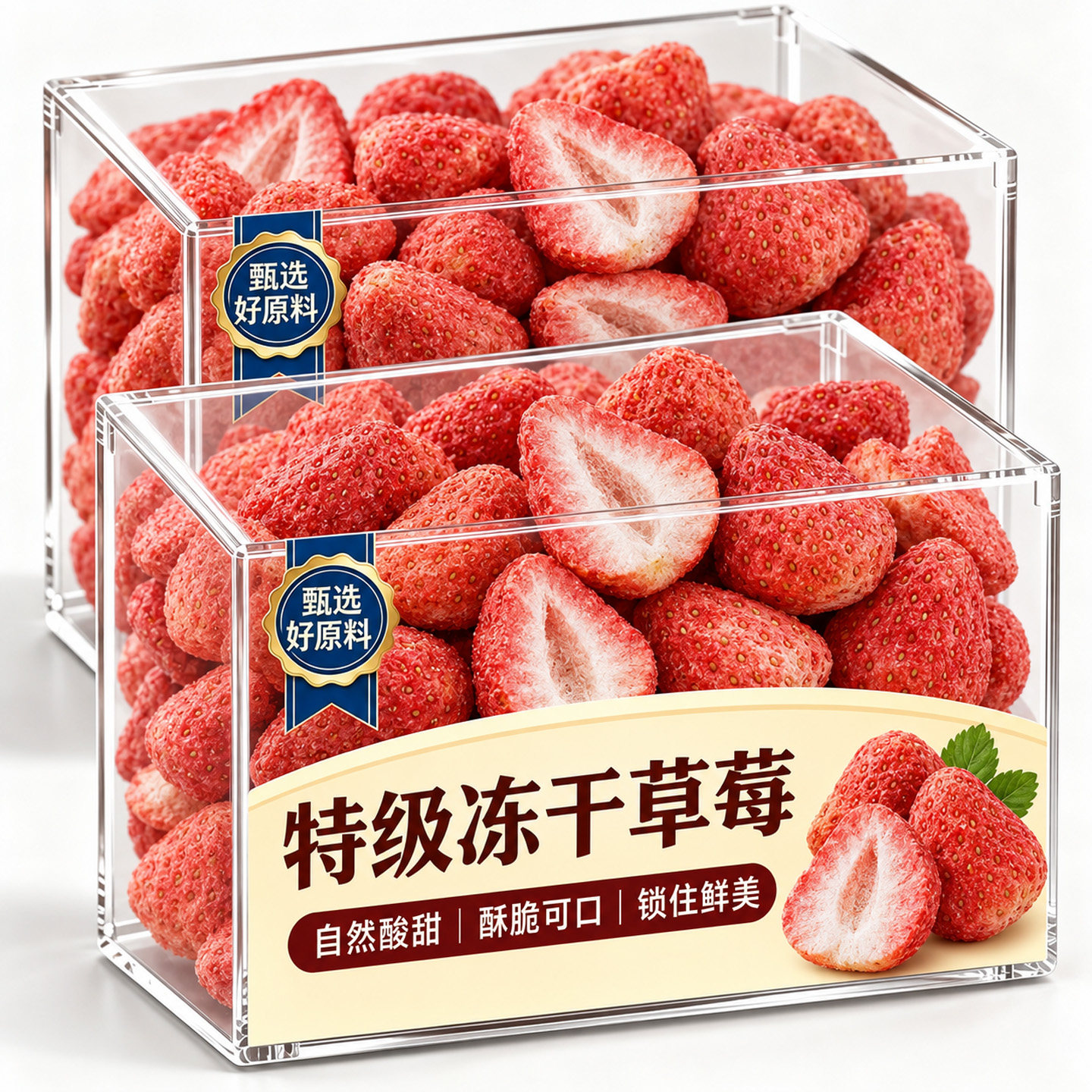 特级草莓冻干自然酸甜官方旗舰店