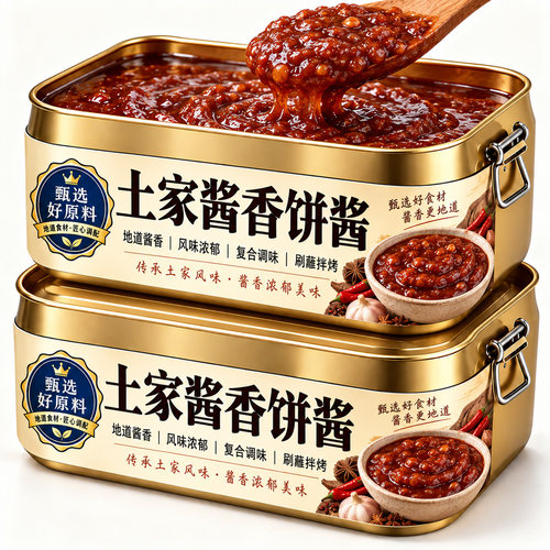 正宗土家酱香饼专用酱料千层酱香