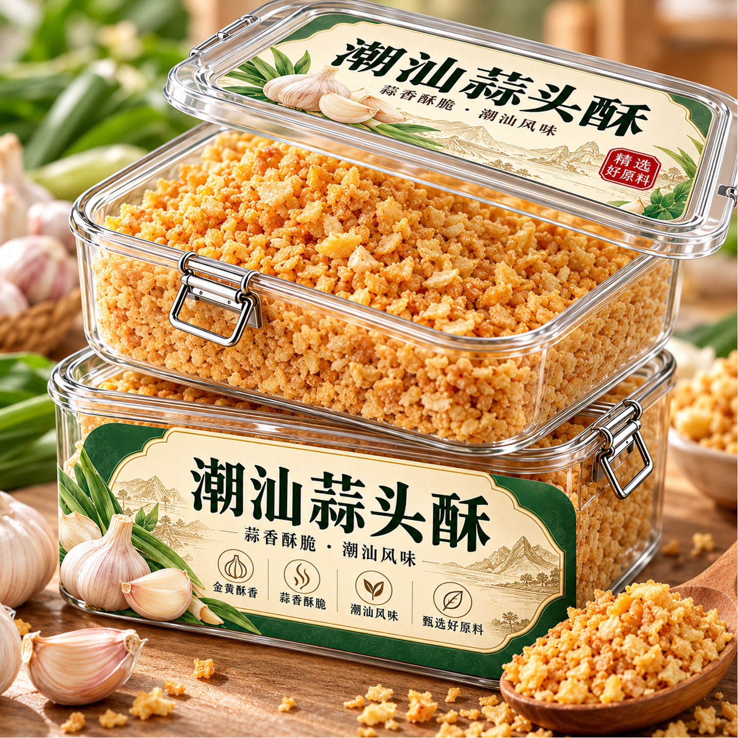 潮汕特产蒜头酥官方旗舰店家用
