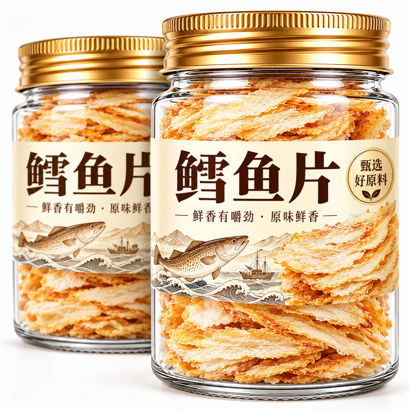 大连特产鳕鱼片官方旗舰店烤鱼片
