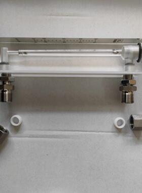 LZM-25有机面板式流量计量程2-15GPM厂家直销造水机管道