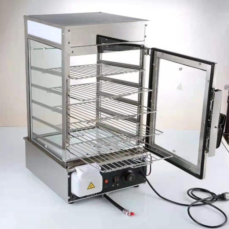 不锈钢商用电热控温五层蒸包柜蒸馒头速冻蒸炉早餐便利店连锁新品