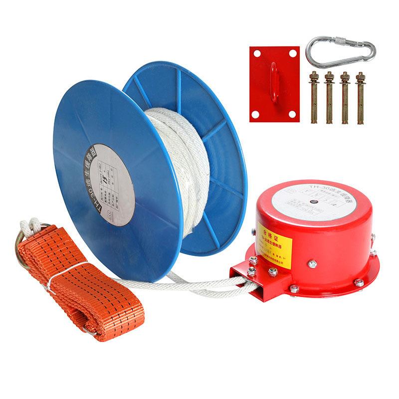 高楼往复式救生缓降器多人救生火灾应急自救安全绳家用高楼逃生绳