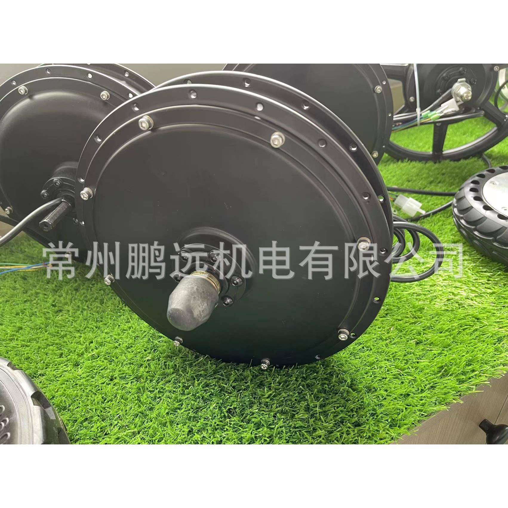 鹏远电机 205辐条前驱100开档侧出线电机 500W-1500W 辐条电机
