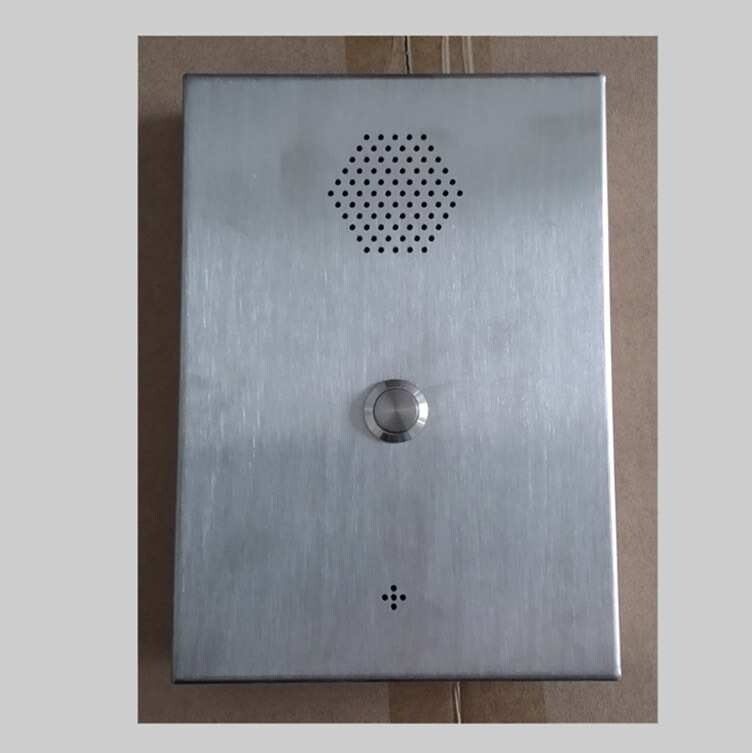 银行ATM机旁边壁挂式IP网络语音电话 应急求助全双工对讲电话终端