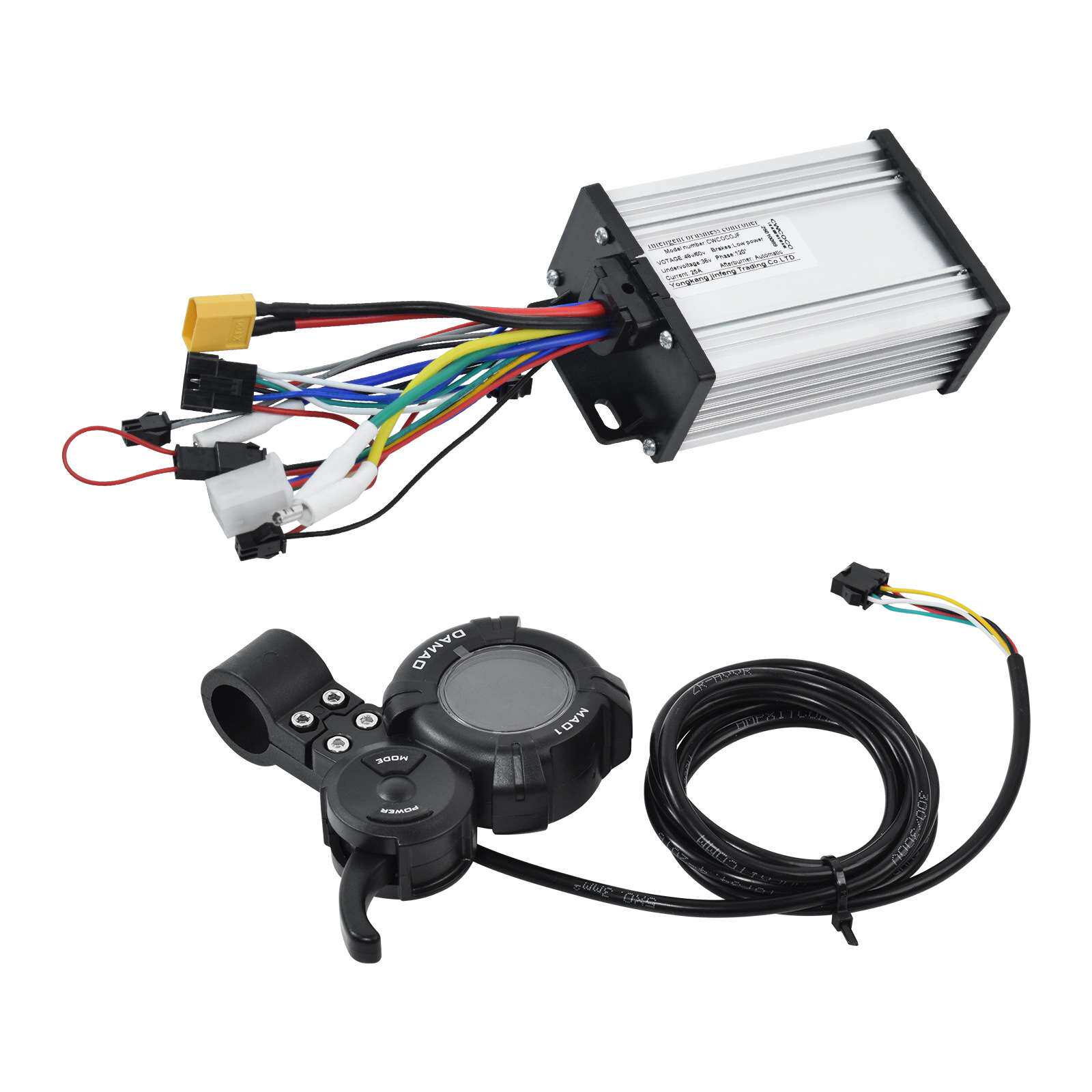 DAMAO电动滑板车36V-60V25A 液晶显示屏仪表盘无刷控制器维修配件