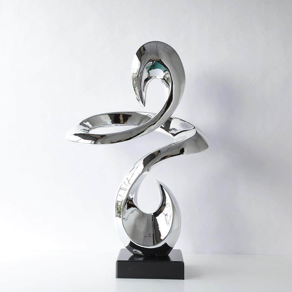 创意抽象玄关摆件落地酒店大堂电视柜艺术雕塑客厅高档大型装饰品,电子元器件市场,其它元器件,淘宝优惠券,粉丝福利购,淘宝优惠卷