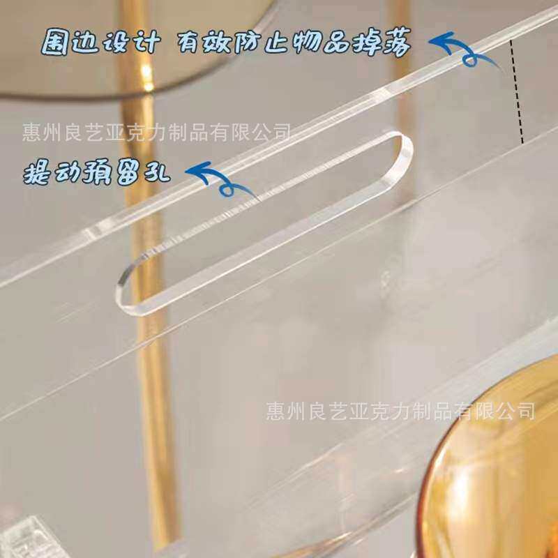 跨境爆款亚克力折叠小桌子可收叠简易桌子家用卧室阳台方桌