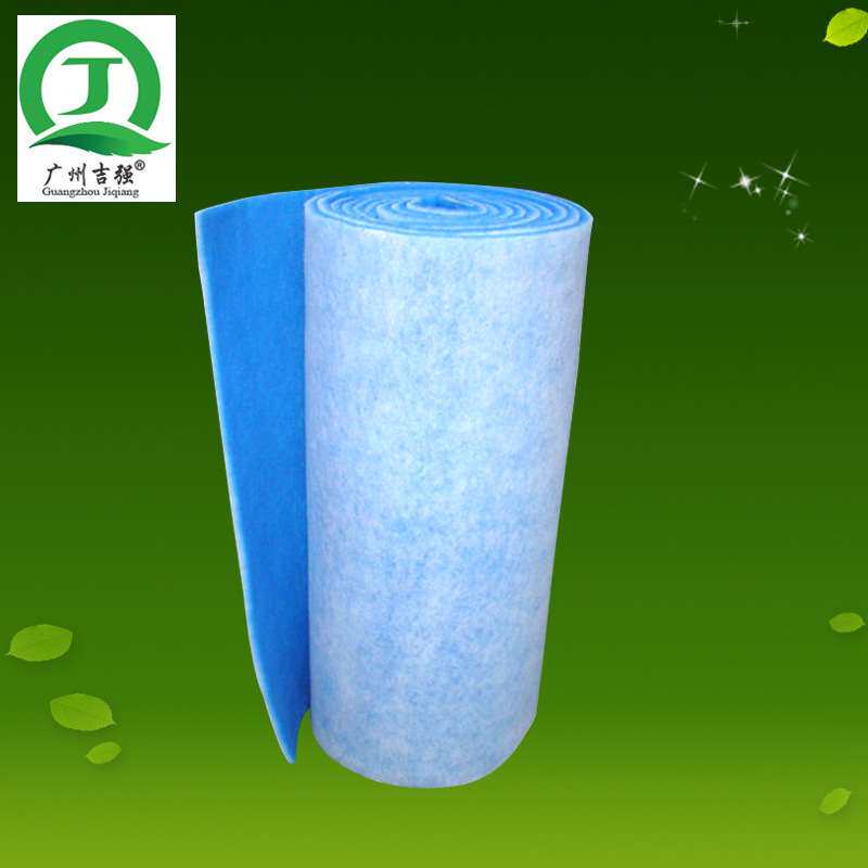 厂家生产出风口棉 JQ-30烤漆房进风口棉 初效蓝白过滤棉 蓝白棉