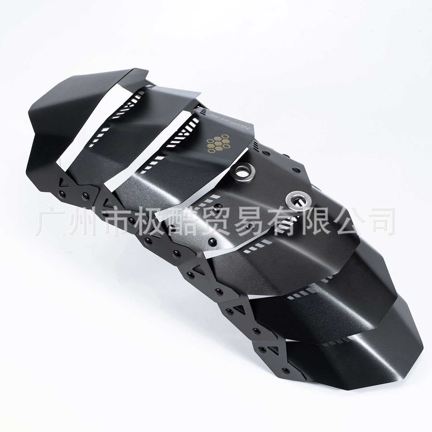 HCITI红城铝合金百叶后挡泥板机甲改装电摩电自