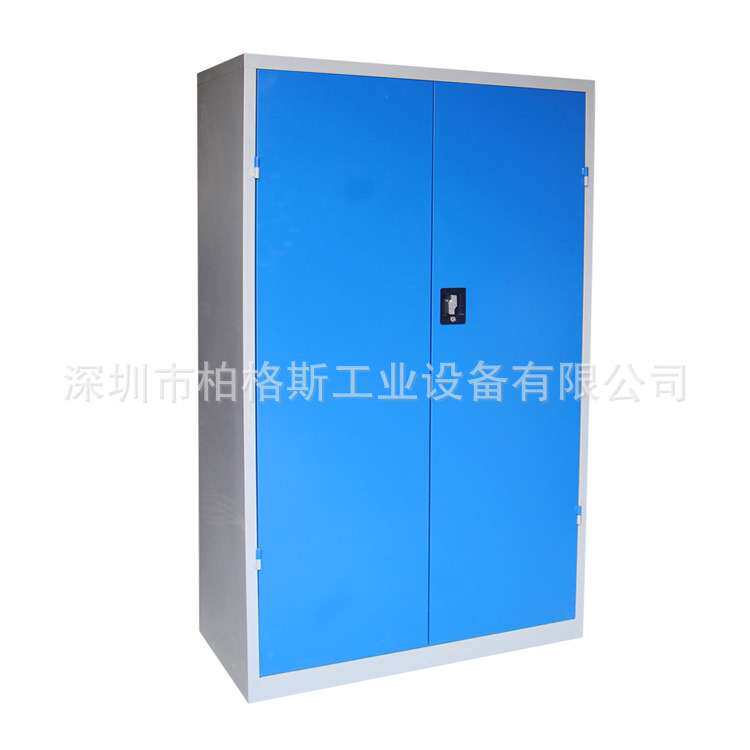金属钢板不锈钢工具柜带抽屉移动脚轮工具车抽屉分格双开门储存柜