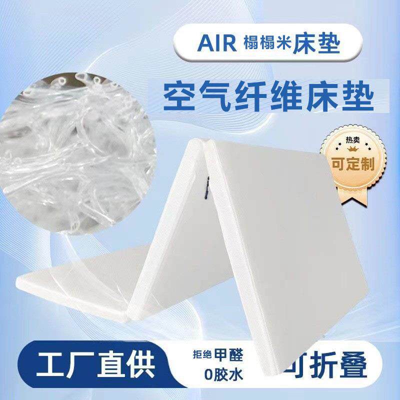 4D空气纤维床垫可水洗家用3d榻榻米拼接睡垫学生宿舍折叠透气