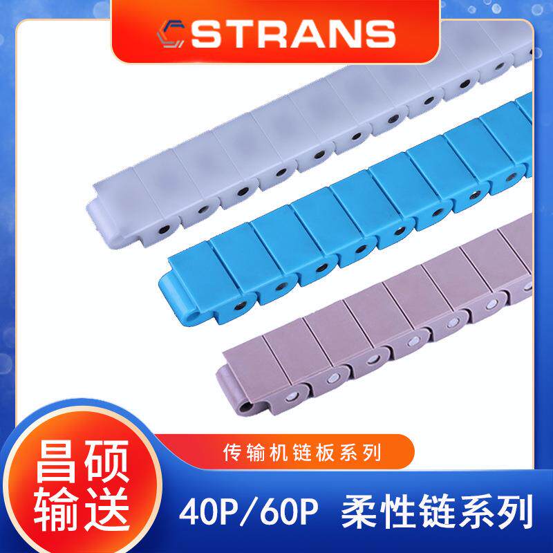 塑料链板 40P 50P 60P POM聚甲醛链条 光伏输送链条 玻璃输送链条