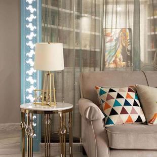 lamp 饰样板房卧室床头灯bed 美式 古铜色创意台灯现代装