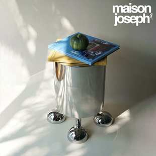 thecoming设计工作室18/10不锈钢边几凳子零食收纳客厅现代金属