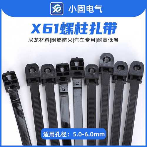 CS28HC/9101201汽车螺柱螺丝扎带9*170mm 小固X61 250pcs/包