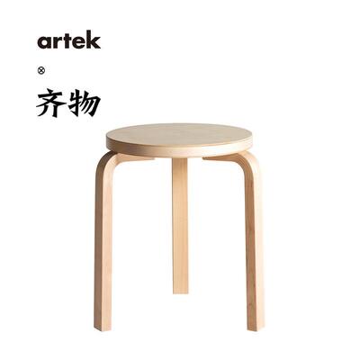 Artek Stool 60 凳子 单椅椅子 北欧经典设计阿尔瓦阿尔托纯白T&