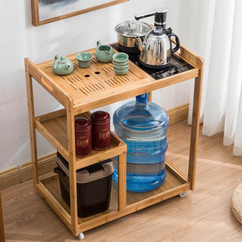 客厅阳台烧水泡茶柜茶具收纳架子茶桌家用商用小茶台楠竹移动茶几,电子元器件市场,其它元器件,淘宝优惠券,粉丝福利购,淘宝优惠卷
