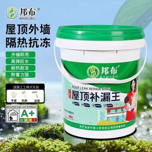 邦布防水屋顶补漏王房顶裂缝窗台堵漏王防水材料水聚氨酯防水涂料