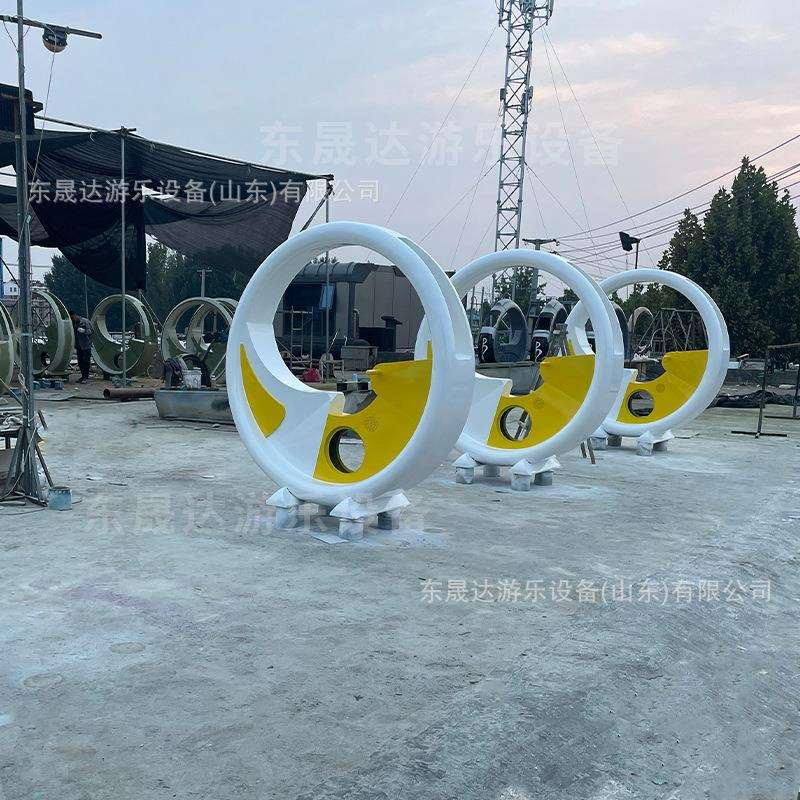 脚踏互动健身单车公园广场喷泉发电单车骑行智慧单车
