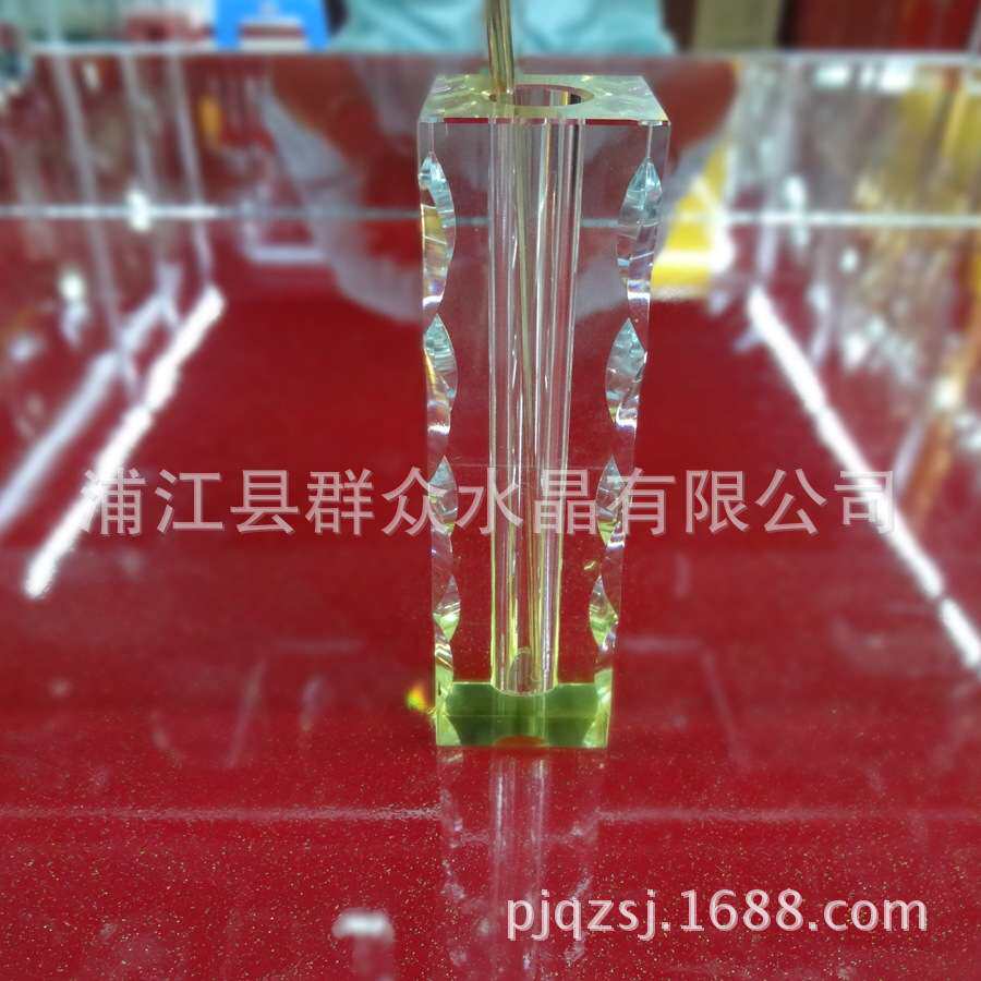 玻璃花瓶透明水养玫瑰鲜花干花插花桌面装饰客厅摆件