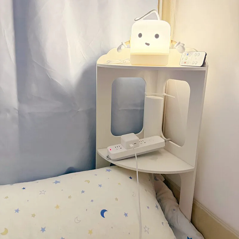 床头上转角置物架卧室宿舍书桌立式拐角收纳架整理神器架子新款