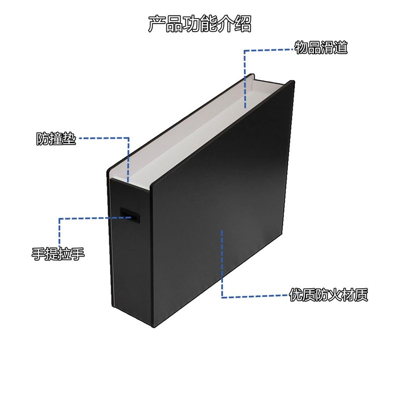 无动力安检门滑槽工厂车间安检门旁边滑道轨道手机钥匙滑槽置物台