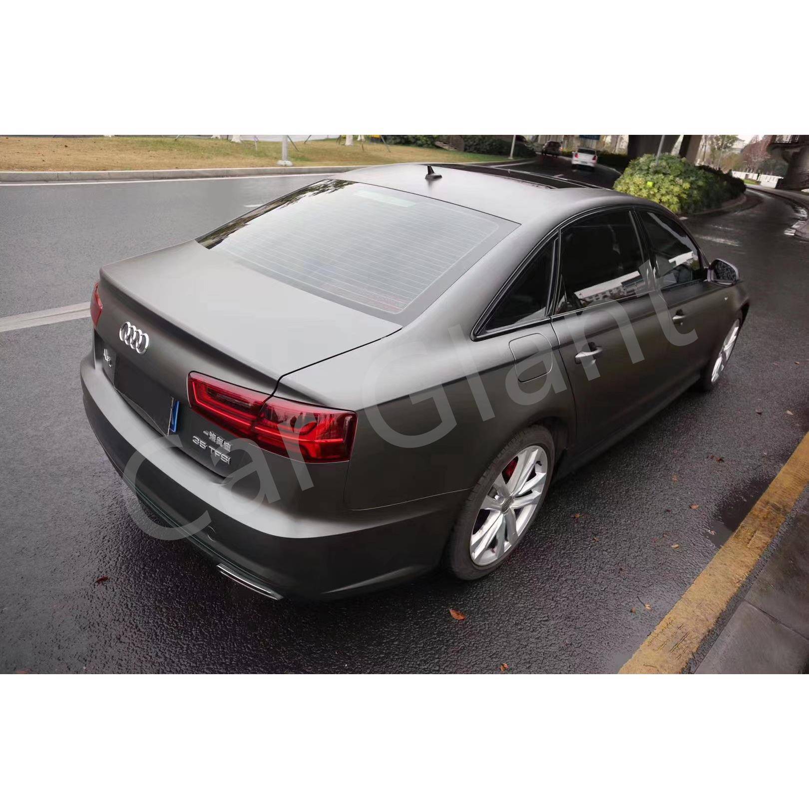 雾面战斗灰 亚光灰汽车改色膜 车身改装贴膜 可定裁切