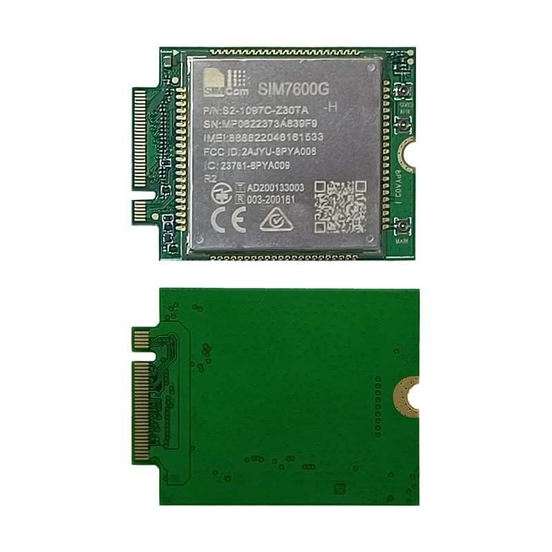 物联网4G模块全球版本SIM7600G-H R2 M.2接口高速通信模块图片